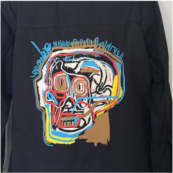 Rare Basquiat Skull Jacket | Men’s S/M | Women's M/L Artwear Collectible - Picture 4 of 14